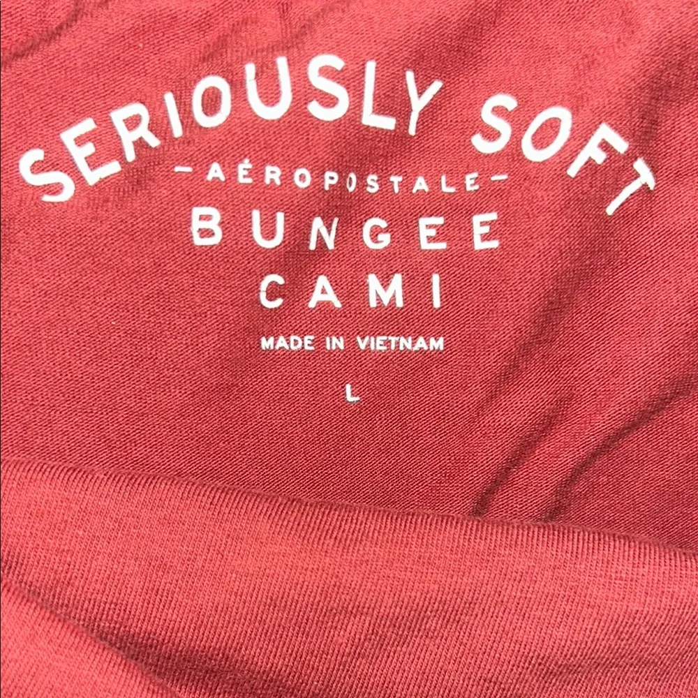 Aeropostale Red Sleeveless Crop Top - Image 2