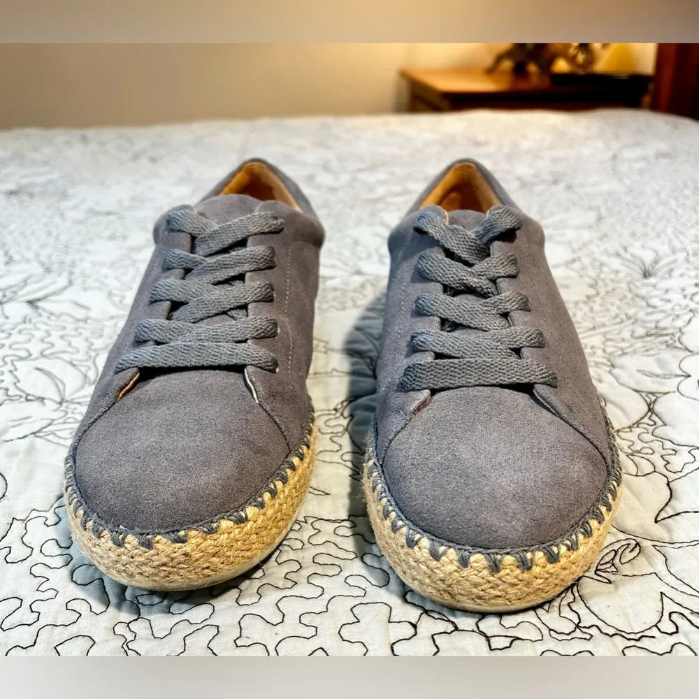 DR. SCHOLL’S Sunnie Lace Sea Breeze Blue Washed Leather Comfort Sneaker ~ 9 - Image 2