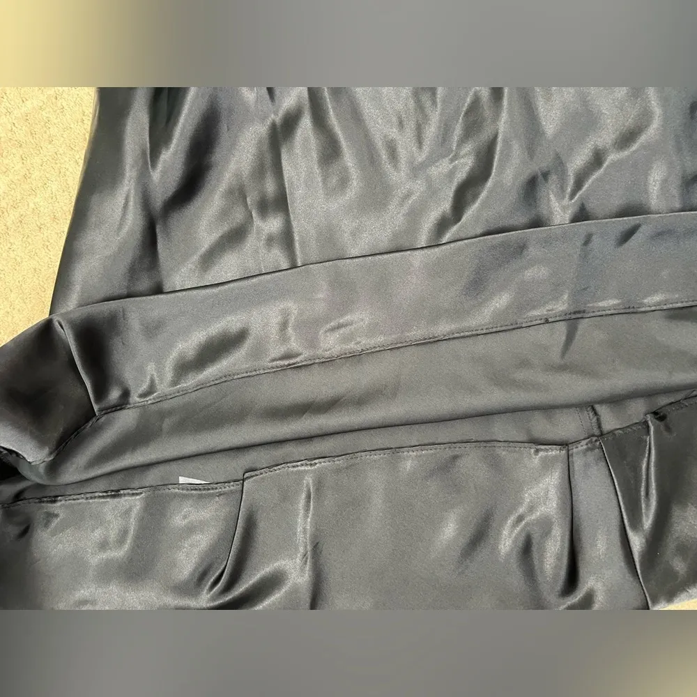 Gunne Sax x Jessica McClintock Black & Yellow Strapless Formal Dress - Size 7 - Image 10