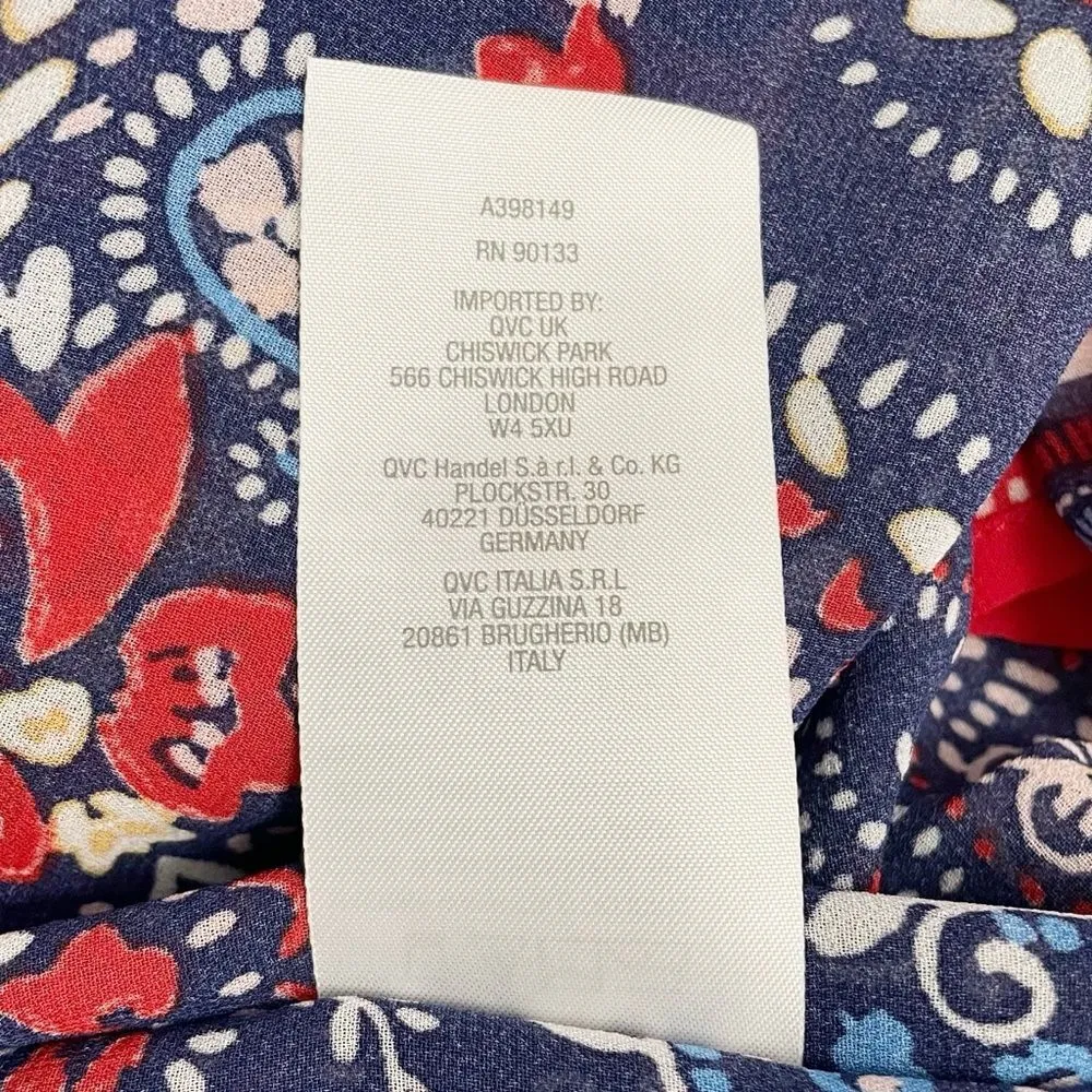 Belle Kim Gravel Border Print Kimono Swim Cover - Image 11