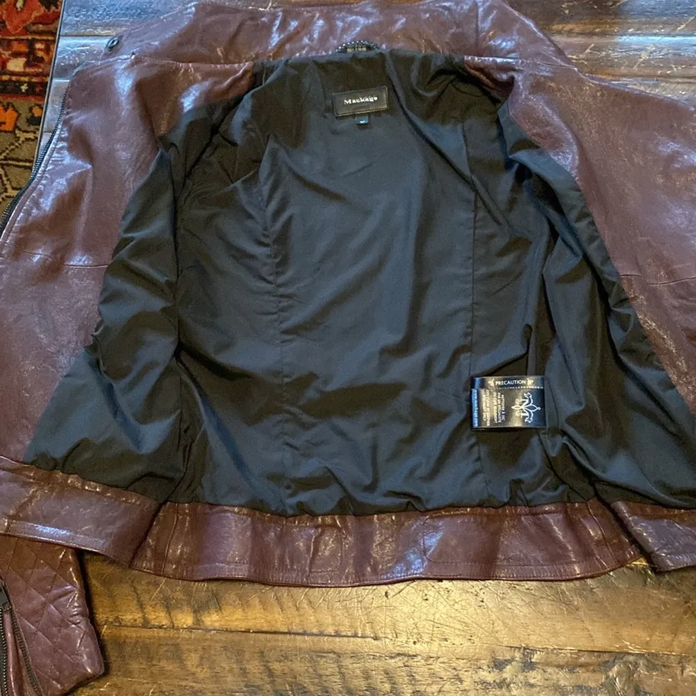 Mackage Women’s Jimmie Luxurious Leather Jacket NWOT - Image 10