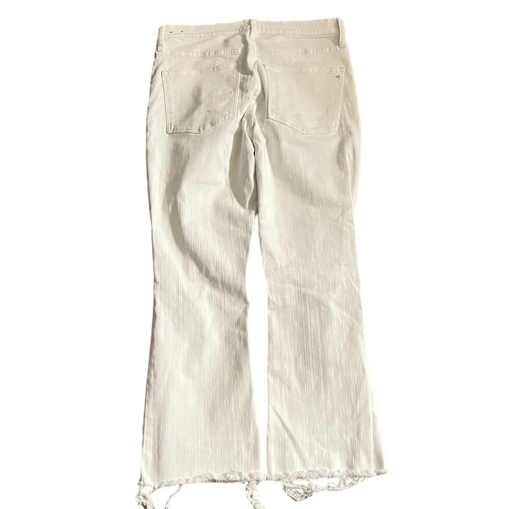 Madewell Cali Demi-Boot Jean Distressed Edition 31 Women’s Pure White F9020 - Image 3