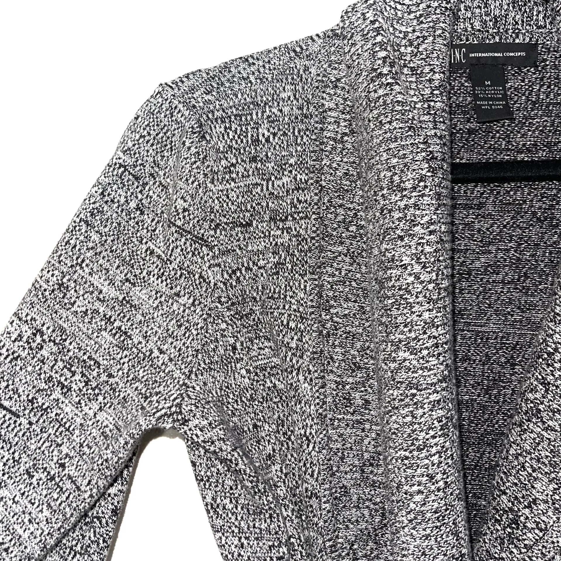 Dark Heather Gray Wrap Front Belted Cardigan - Image 4