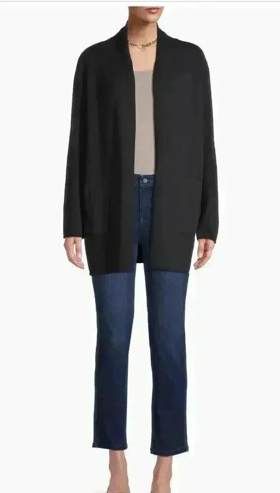 Diane Von Furstenberg XS Open Cardigan Sweater wool blend - Image 2