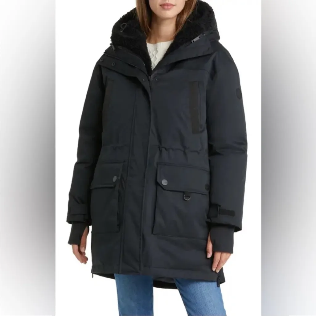 UGG Adirondack Parka 2.0 Frost 3 IN 1 Hooded Down Puffer Sherpa Jacket Coat - Image 2