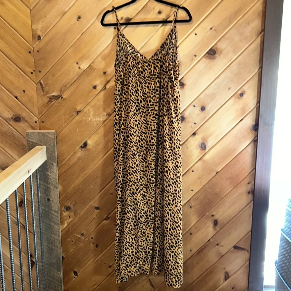 Cheetah maxi spaghetti strap dress - Image 4