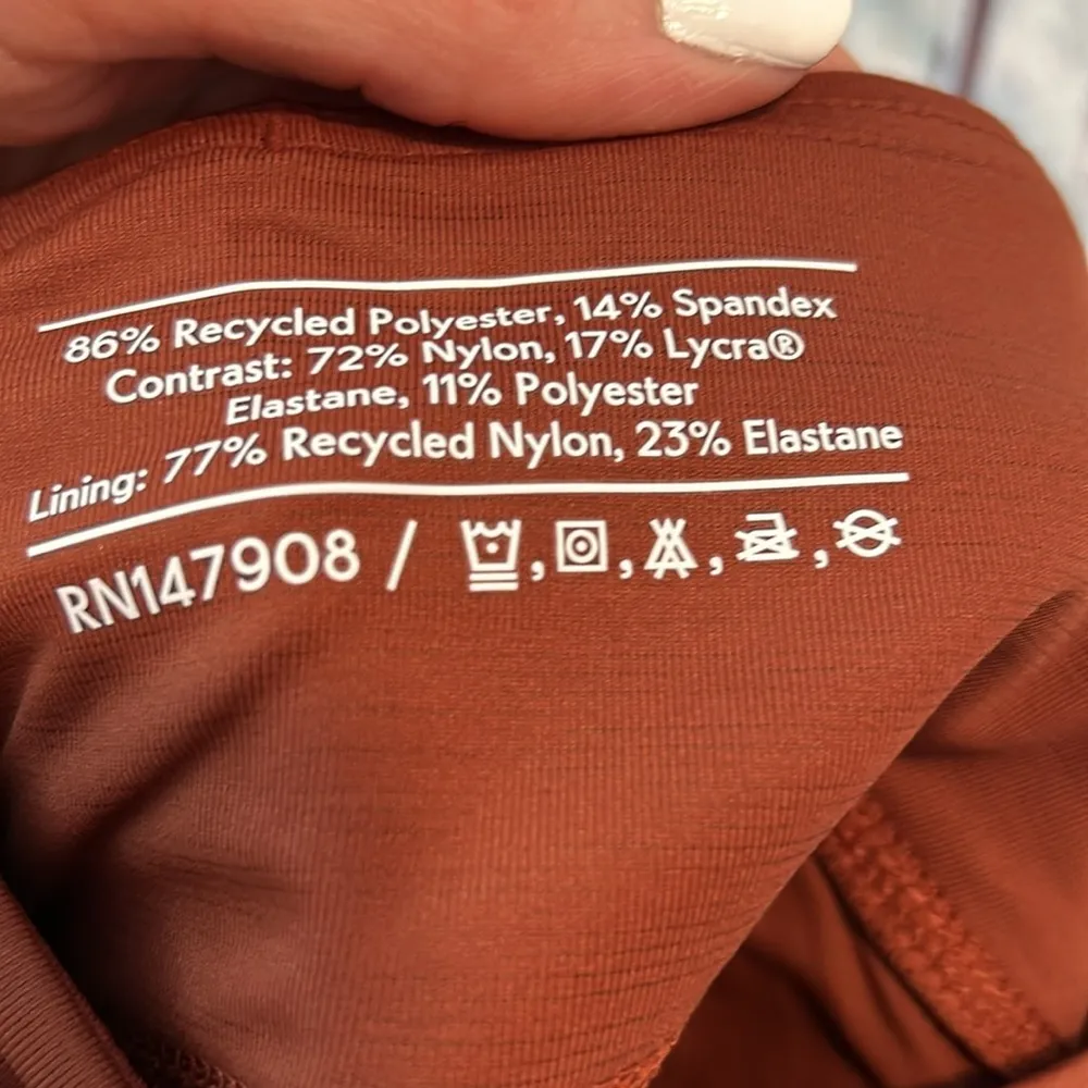 NWT Outdoor Voices Hudson 4" Shorts In Saddle - Image 6