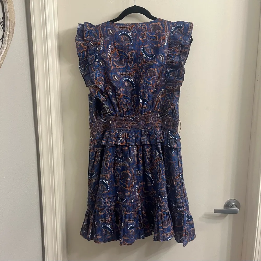 Cleobella Elara Ruffle Mini Dress Size Large - Image 5