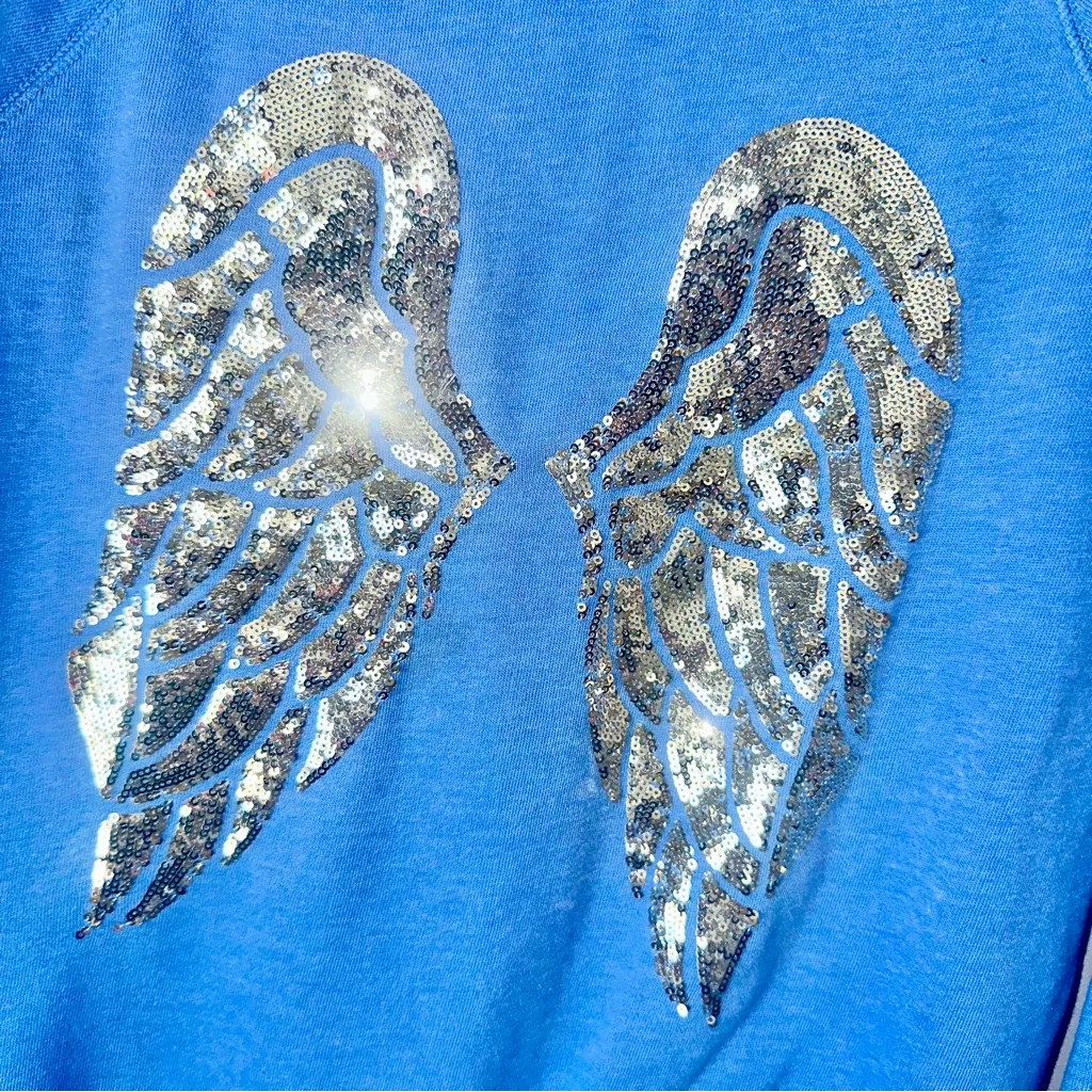 Y2K Victoria’s Secret Bling Angel Wing Full Zip Jacket! - Image 2
