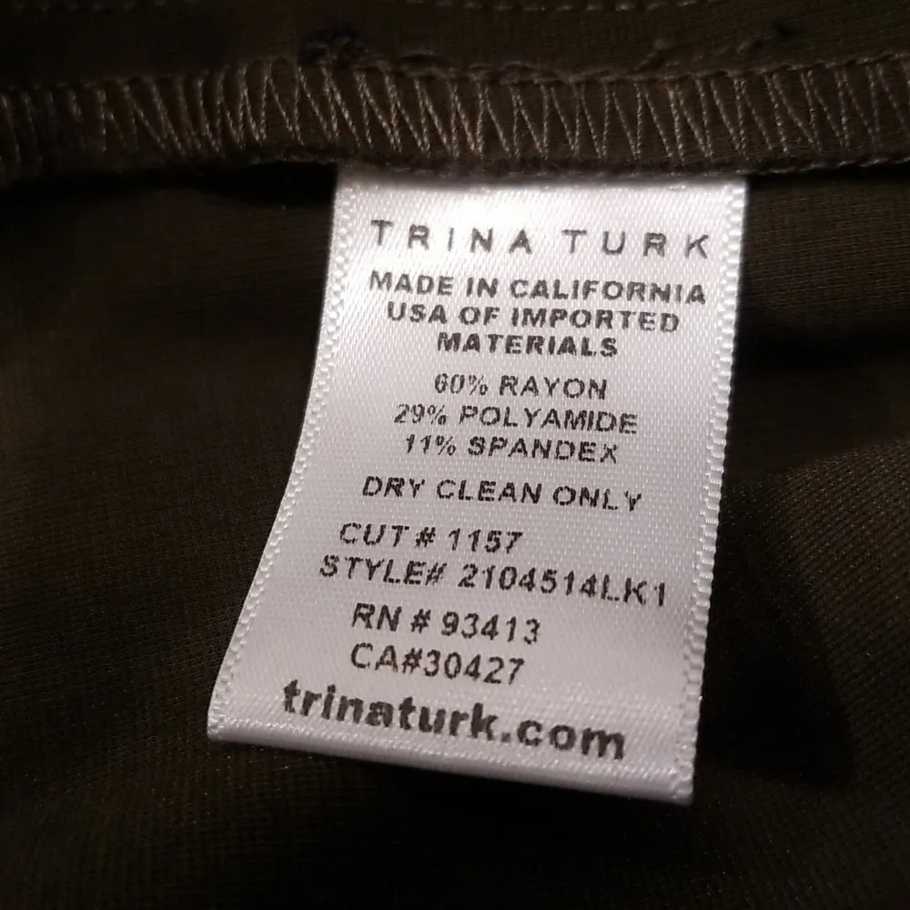 💕TRINA TURK💕 Sky Pant ~ Lounge Knit Olive Green XL NWT - Image 16