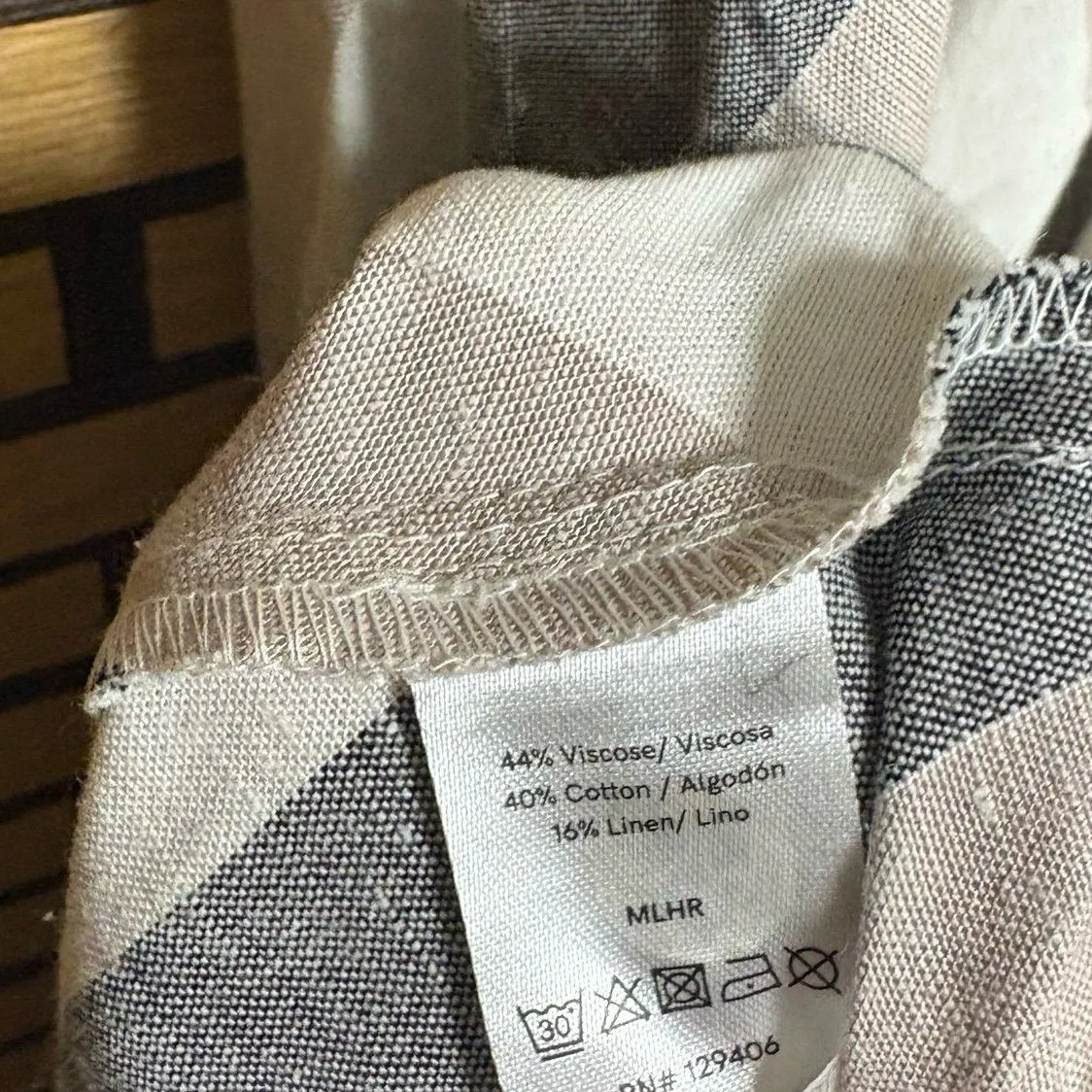 Venus Neutral‎ Stripe Maxi Dress Size 10 - Image 10