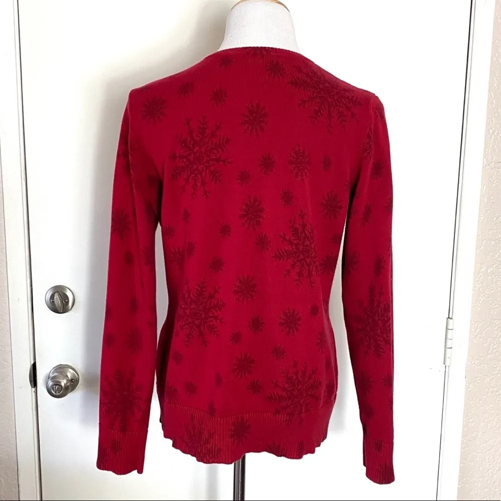 Eddie Bauer Snowflake Cardigan - Image 2