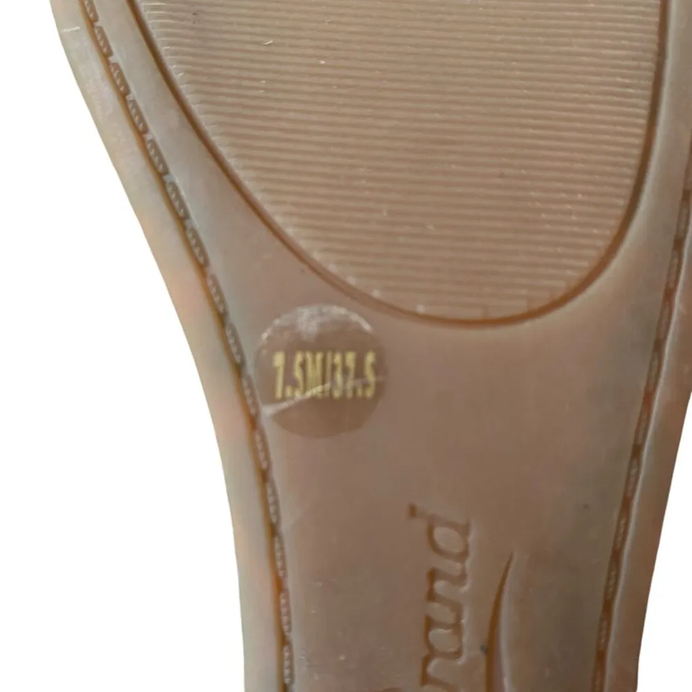 womens 7.5 multi colored zig zag Emmie slip on ballerina flats shoes - Image 8