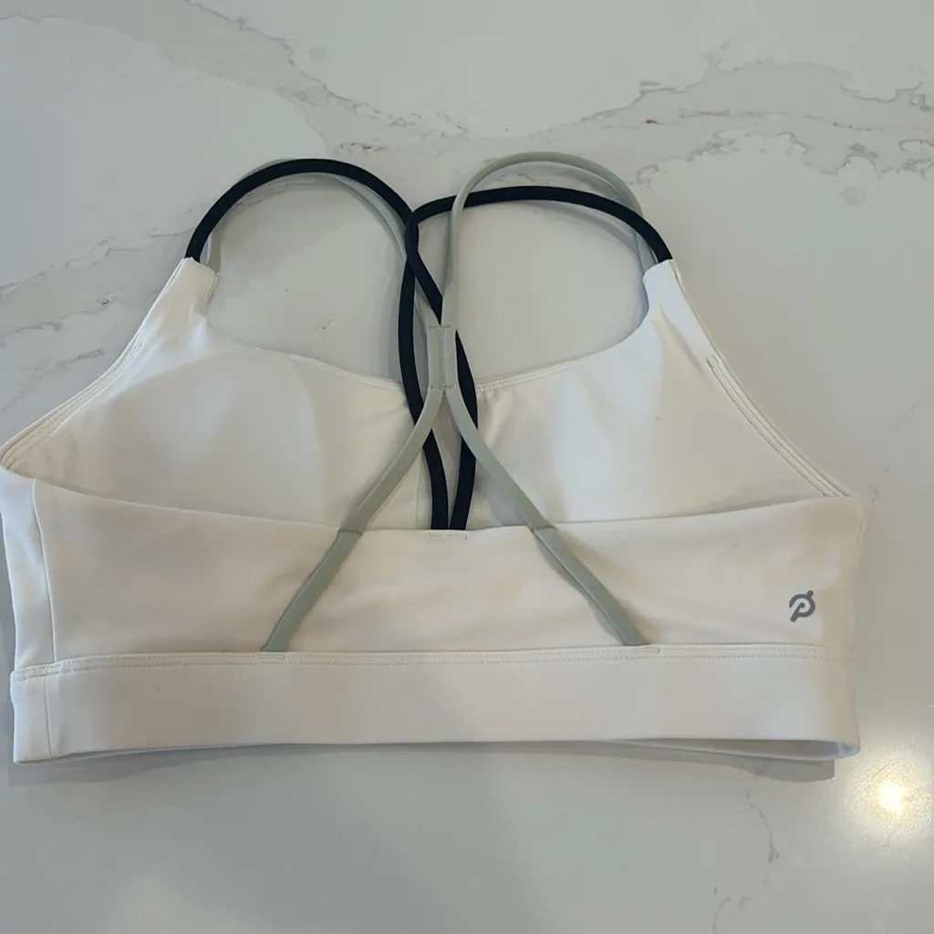Peloton Cream Sports Bra - Image 2