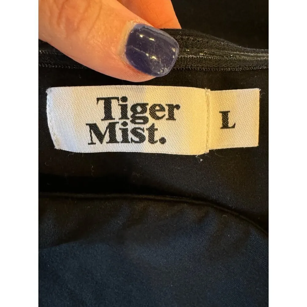 Tiger Mist‎ Dress Women Large Black Strapless Square Neck Mini Sheath Sexy - Image 8