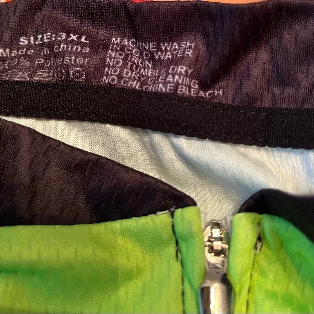 Weimostar nylon biking jersey, size 3XL Black - Image 3