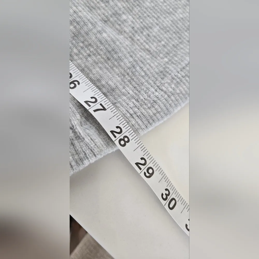 Aerie Women’s Groove Gray Corduroy Corded Velvet wide leg pants size XL - Image 12