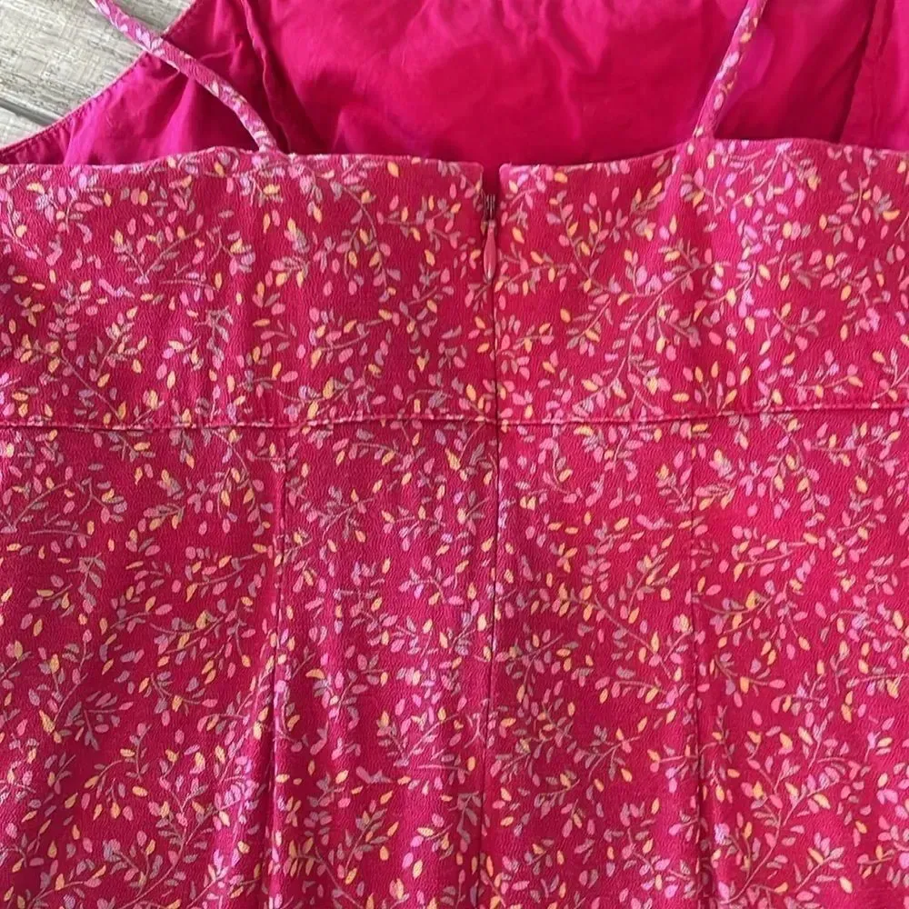 Hot pink Gap size 4 dress with spaghetti straps - Image 7
