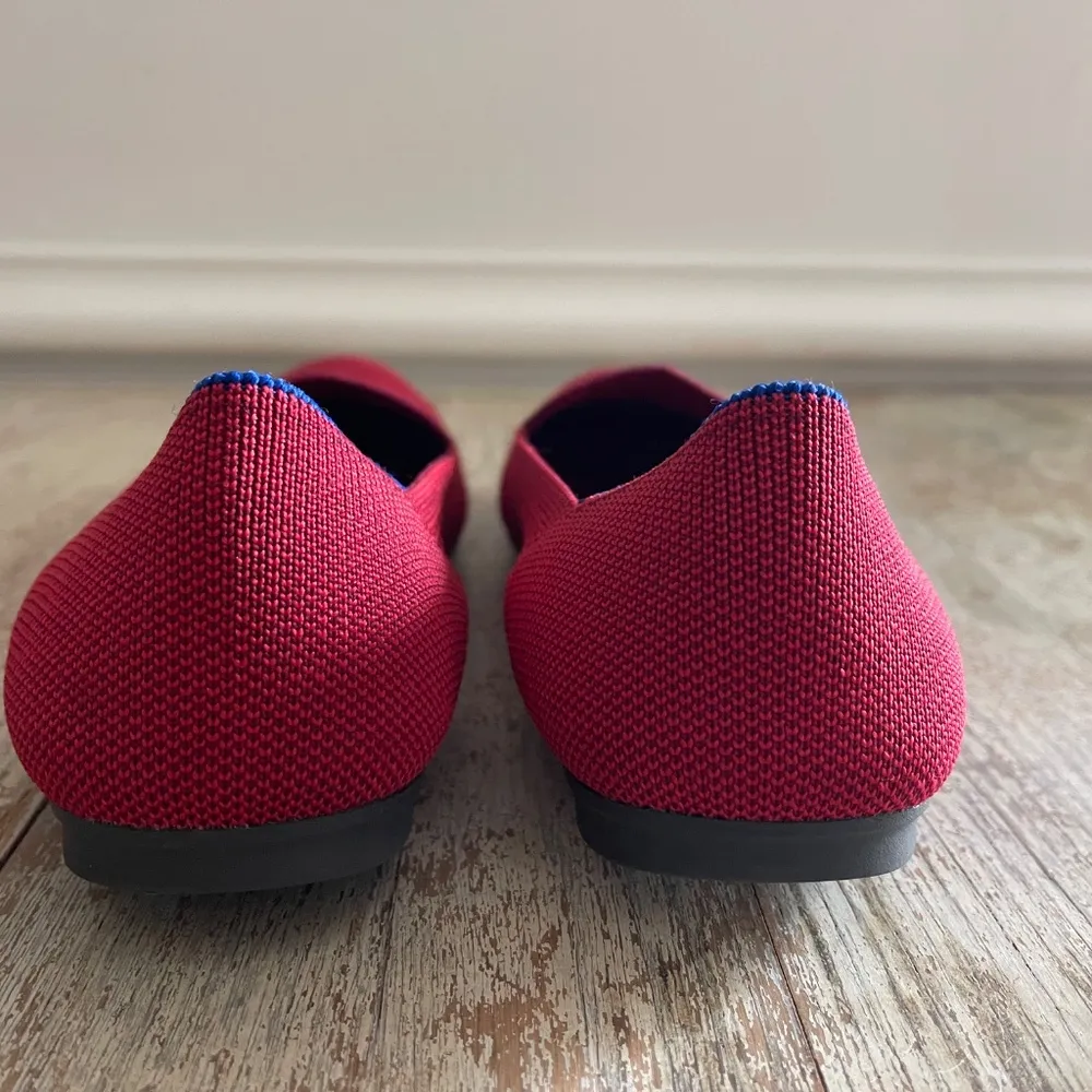 Rothy's The Loafer Dark Red Womens Size 8.5 Slip On Sustainable Classic Normcore - Image 3