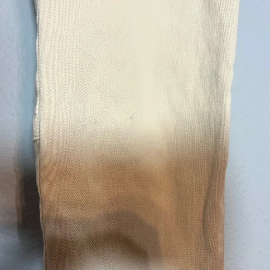 J. McLaughlin Skinny Khaki Tan Beige Pants Zipper Ankles Midrise Size 28 - Image 13