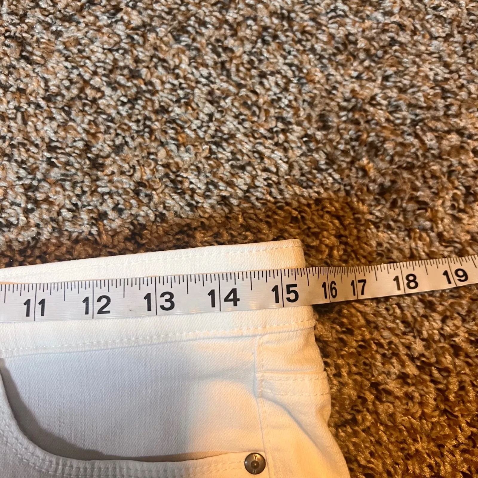 Talbots Flawless High Waist Jegging Crop Women's Size 6 White Pants - Image 4