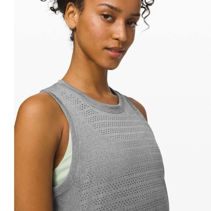 Lululemon Women’s Breeze By Muscle Tank Gray - Image 10