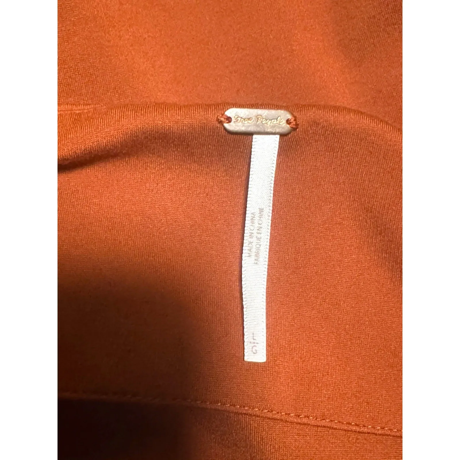 Free People Renna Mini Dress In‎ Rust Y2K Bodycon Event Strapless Sexy Size L - Image 4