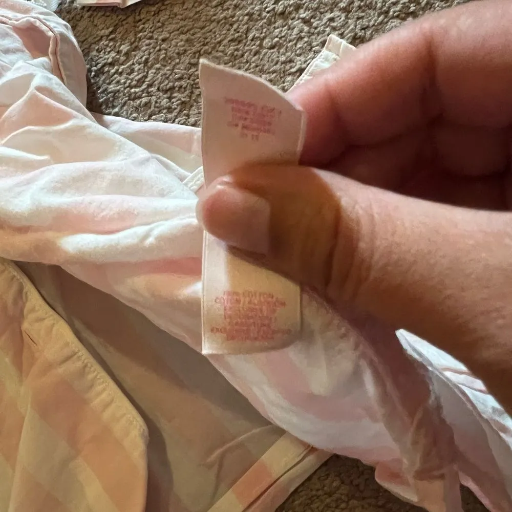 Victoria secret pink & white stripe dress L - Image 7