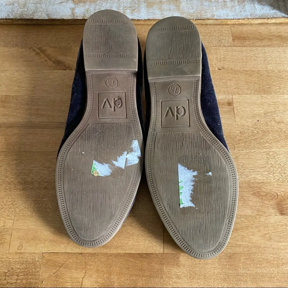 {Dolce Vita} Lucy Velvet Loafers Size 7.5 - Image 3