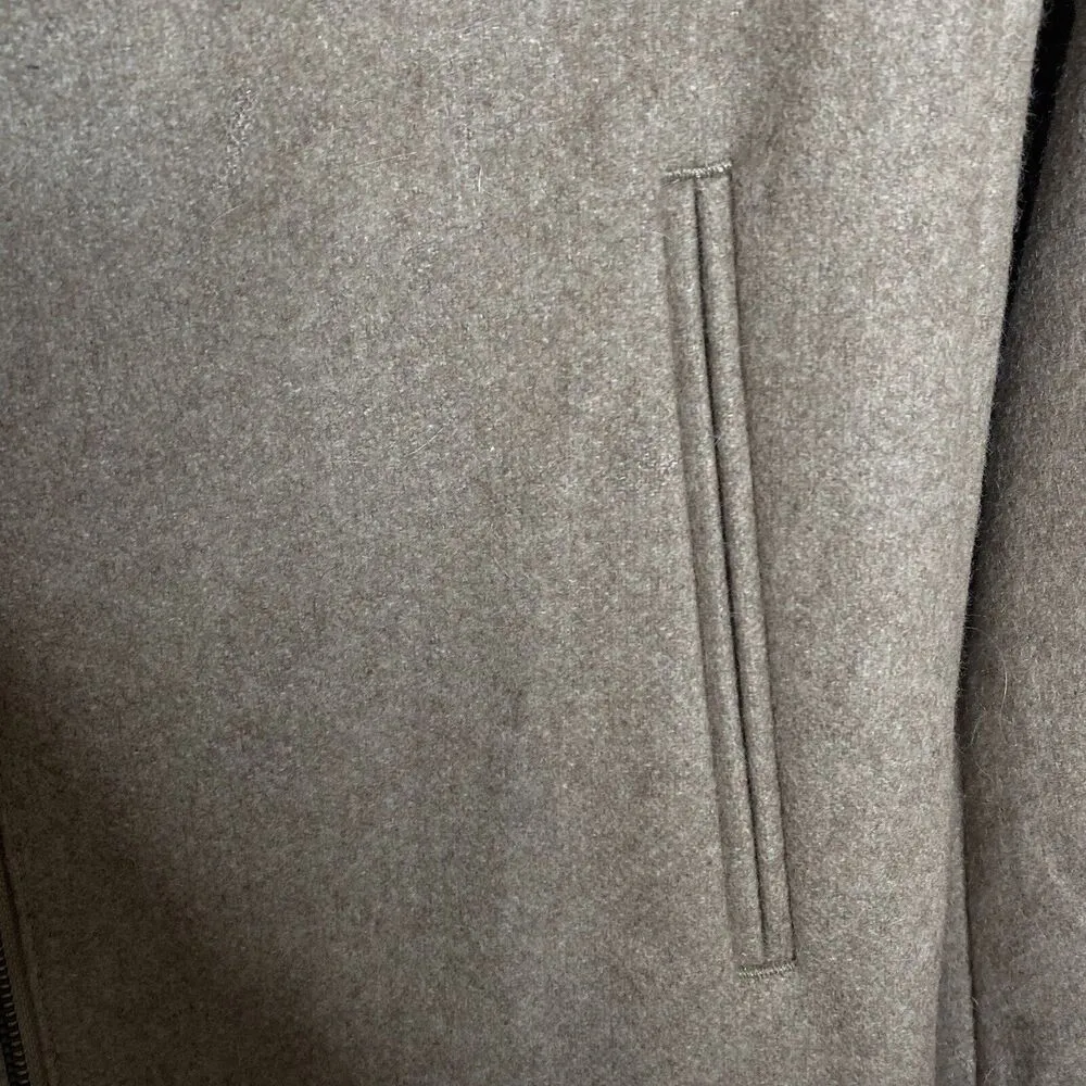 J.Crew Melton Wool Jacket Classic Vintage Styling 1990s Cream Size Small Women's - Image 5