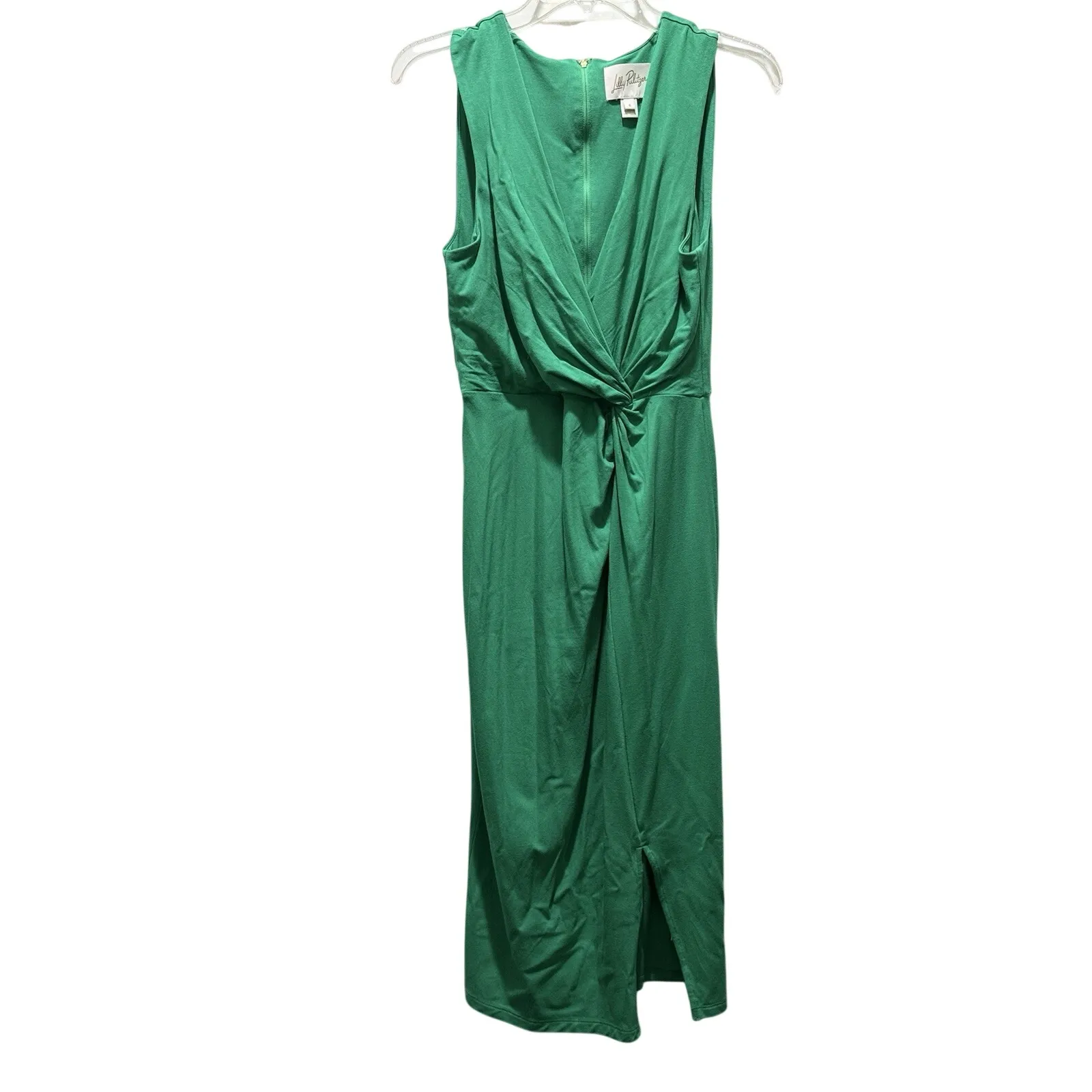Lilly Pulitzer Odella V-Neck Midi Dress In Brazilian Green Size 6 - Image 2