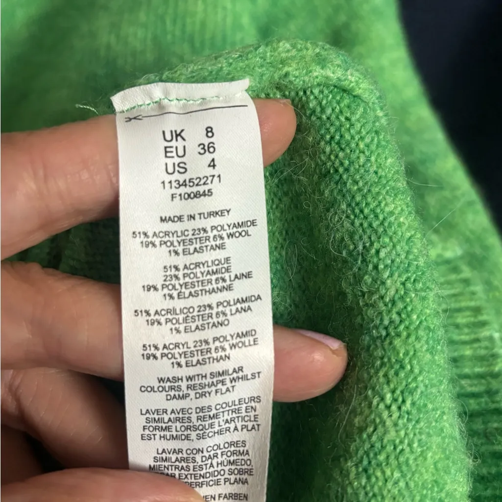 ASOS Design bright green oversized sweater - Image 6