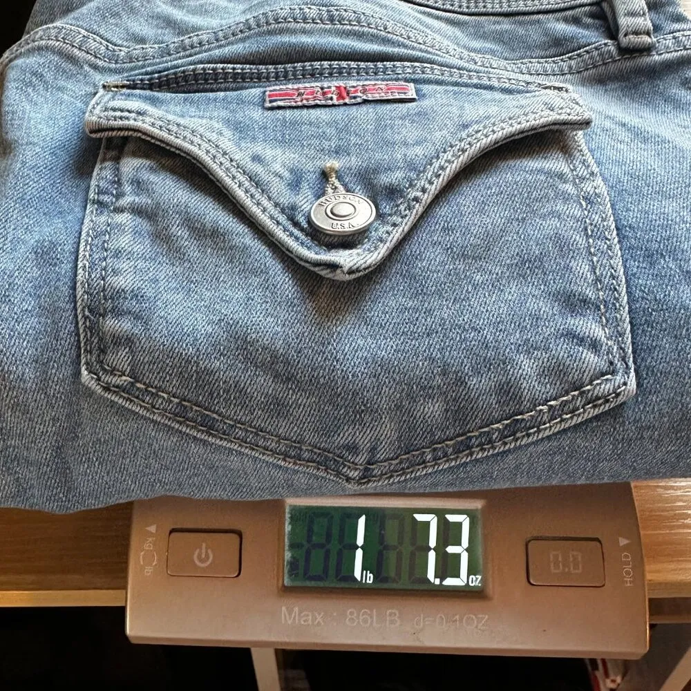 Hudson Los Angeles Flap Pocket Straight Leg Jeans Size 16 Tall | Union Jack Back - Image 9