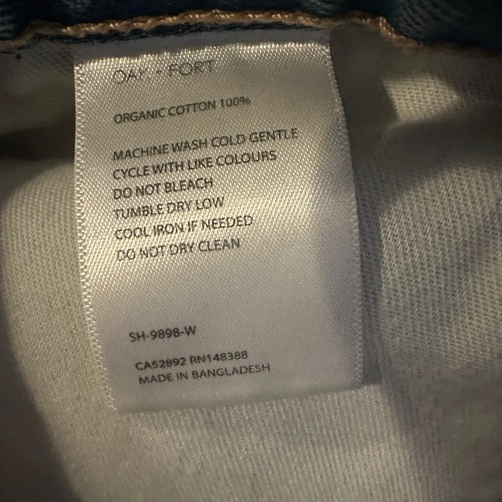 Oak + Fort Cross Denim Shorts - Image 5