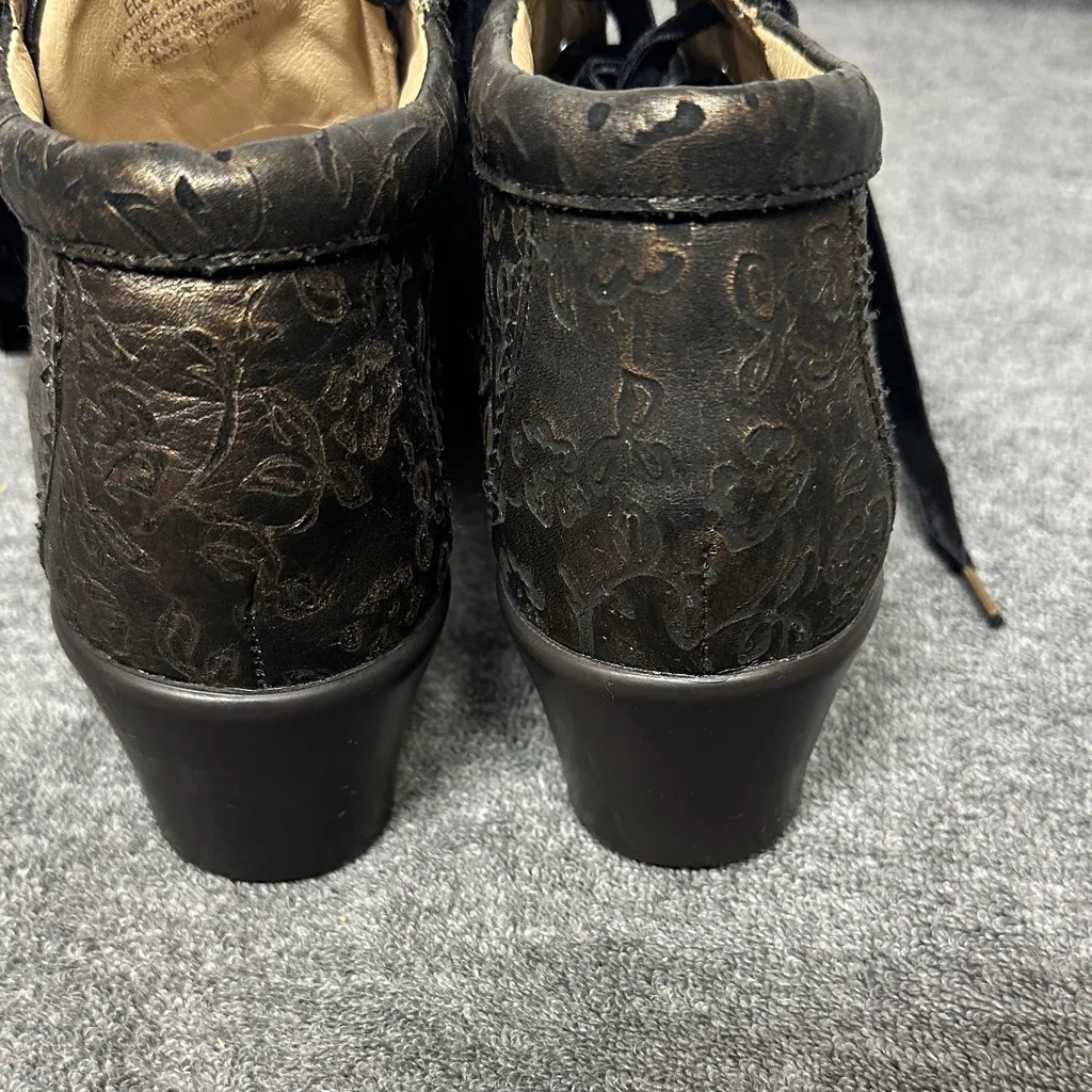 Alegria Women's Elsa Bronze Eyed Susan Floral Bootie leather inside and out - Image 6