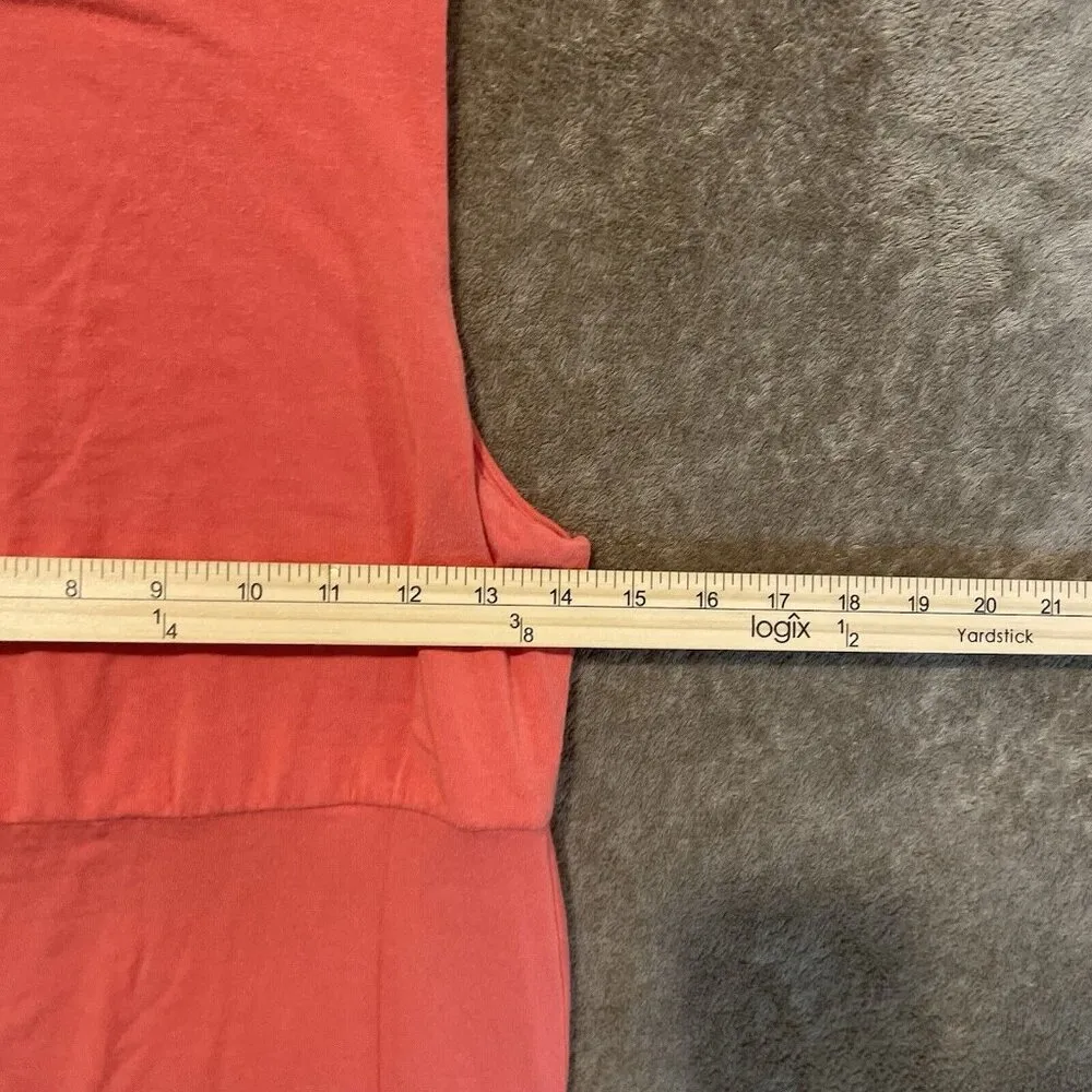 Athleta La Palma Tank Dress Women's S Coral Modal Athleisure Casual - Image 6