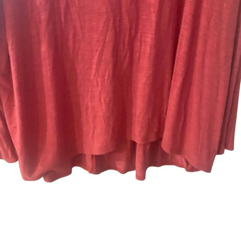 Old navy luxe large long sleeve red - Image 4