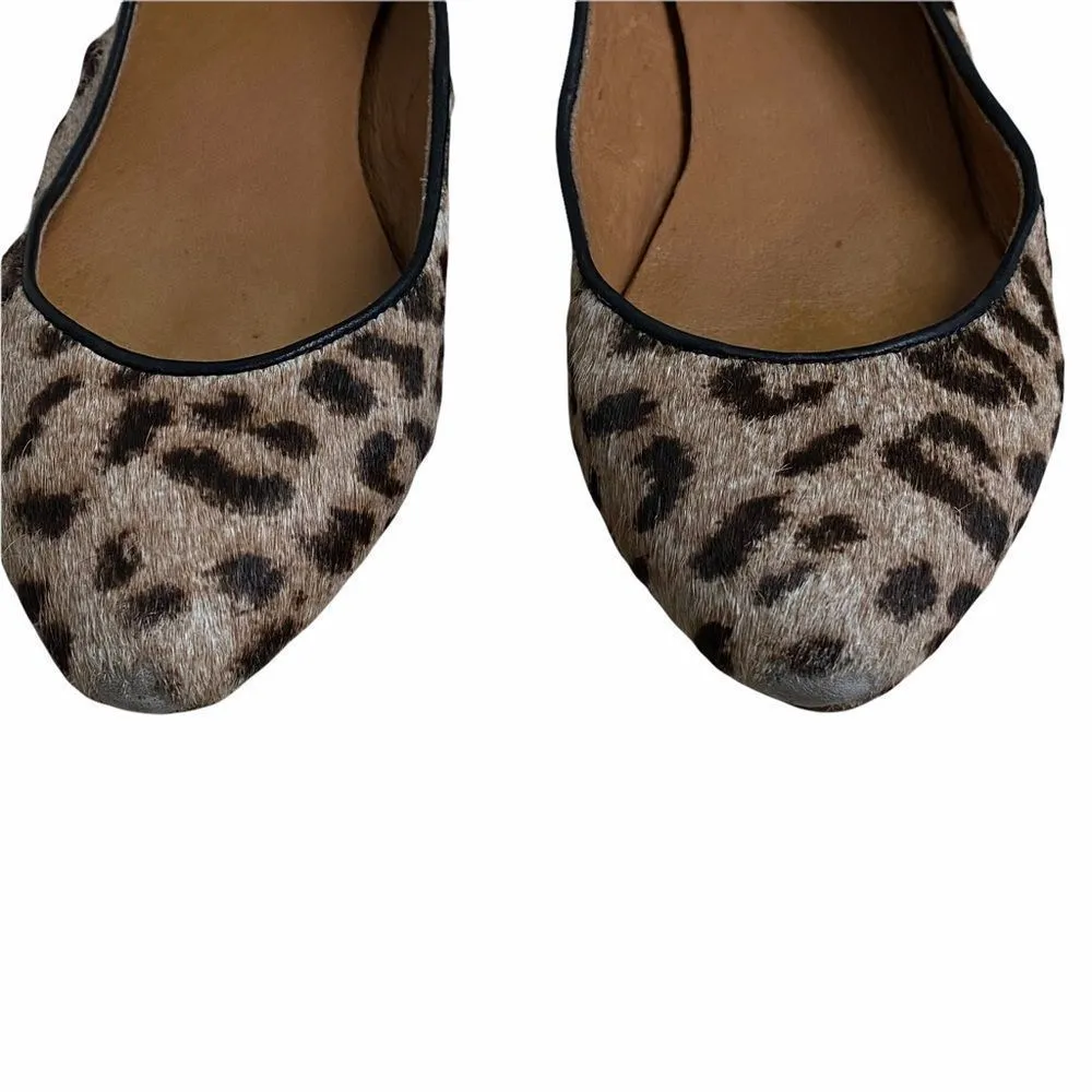 Madewell Calf Hair Pointed Flat Shoes Sz 7 - Image 2