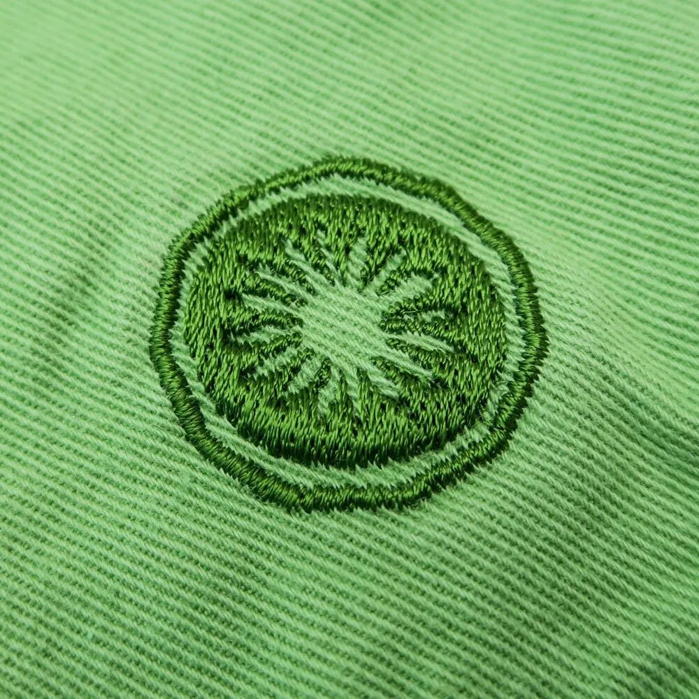 Vintage 90s Crazy Shirt Green Shorts Size M - Image 9