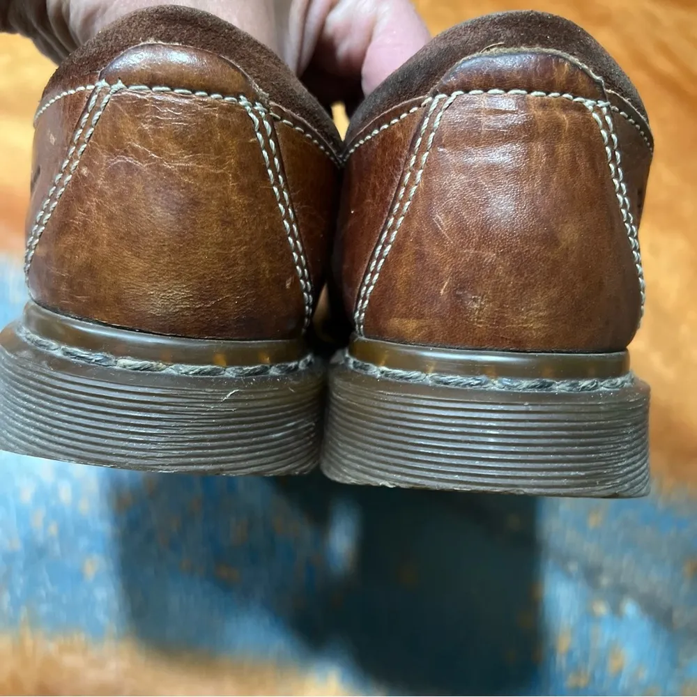 Vintage Dr. Martens Brown Leather Wingtip Oxfords size 6 air ware preppy grunge - Image 16