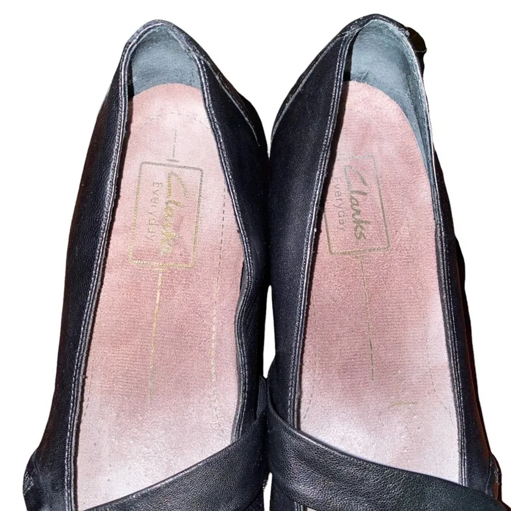 Clarks Everyday Active Air Mary Jane Chunky Heel Rubber sole pumps shoes size 7 - Image 8