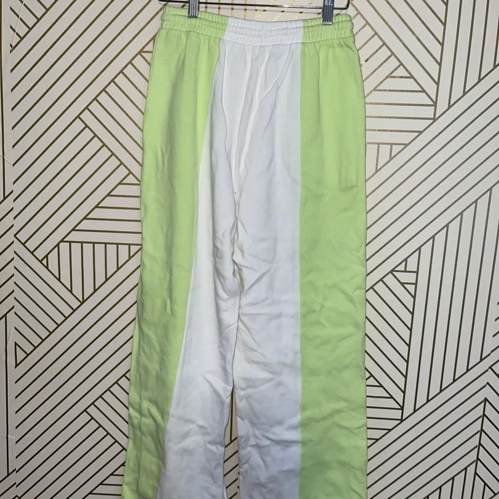 Topshop  Panel Slouch Two Split Color Sweatpants US 4-6 NWT - Image 4