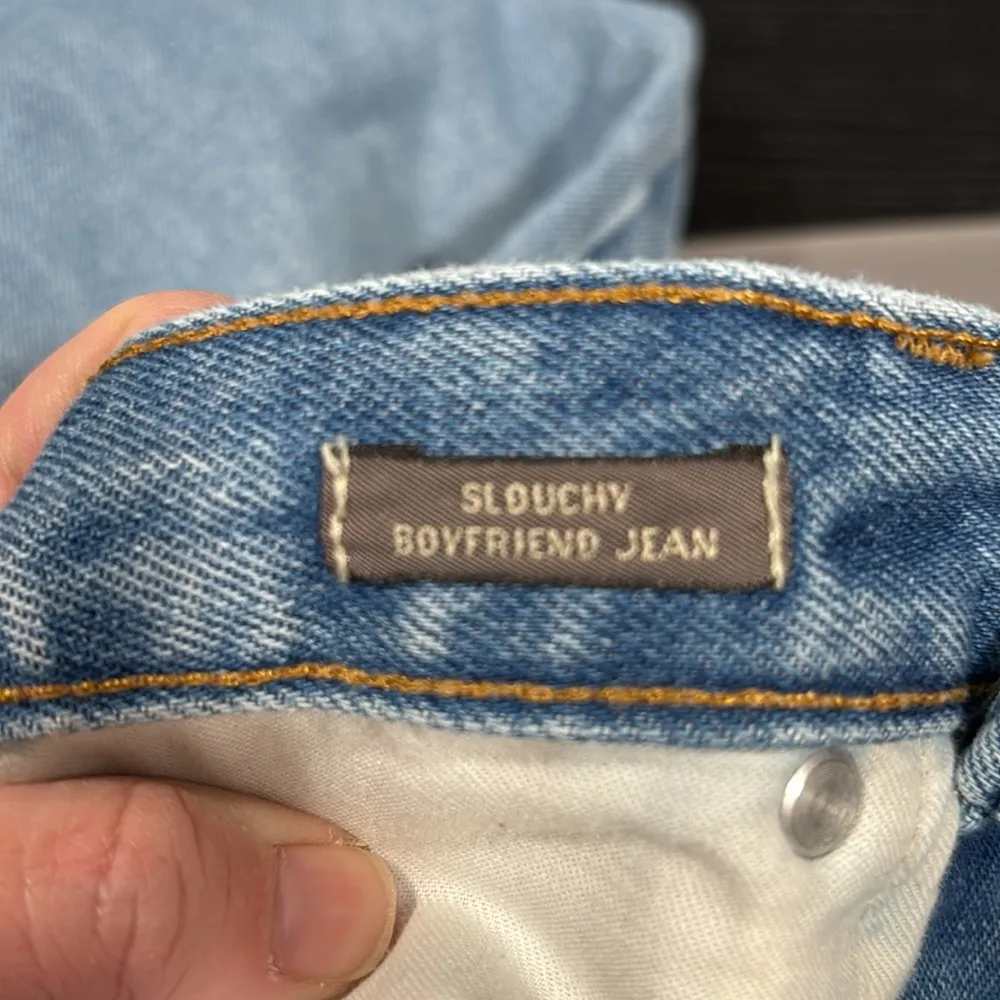 Point Sur by J Crew slouchy boyfriend butterfly Jean size 26 - Image 12