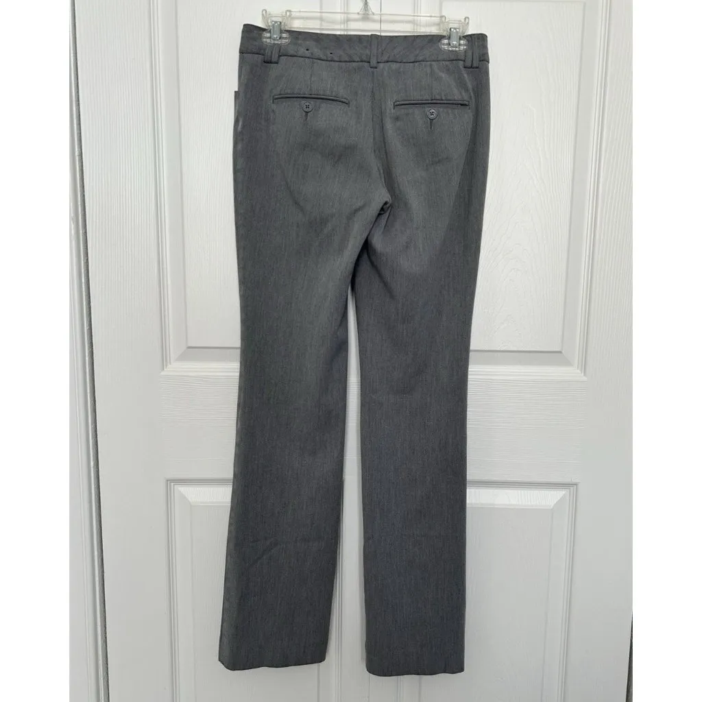 Express Design Studio Editor Mid-Rise Dress Pants Gray Size 2R - Image 5