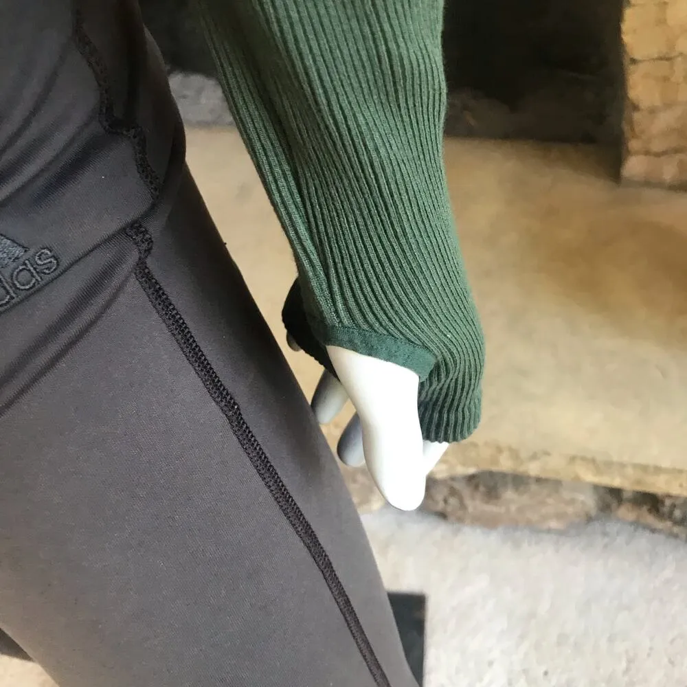 Balance Athletica Infinity Green Wrap Long Sleeve Top Thumbholes Women's Size S - Image 6