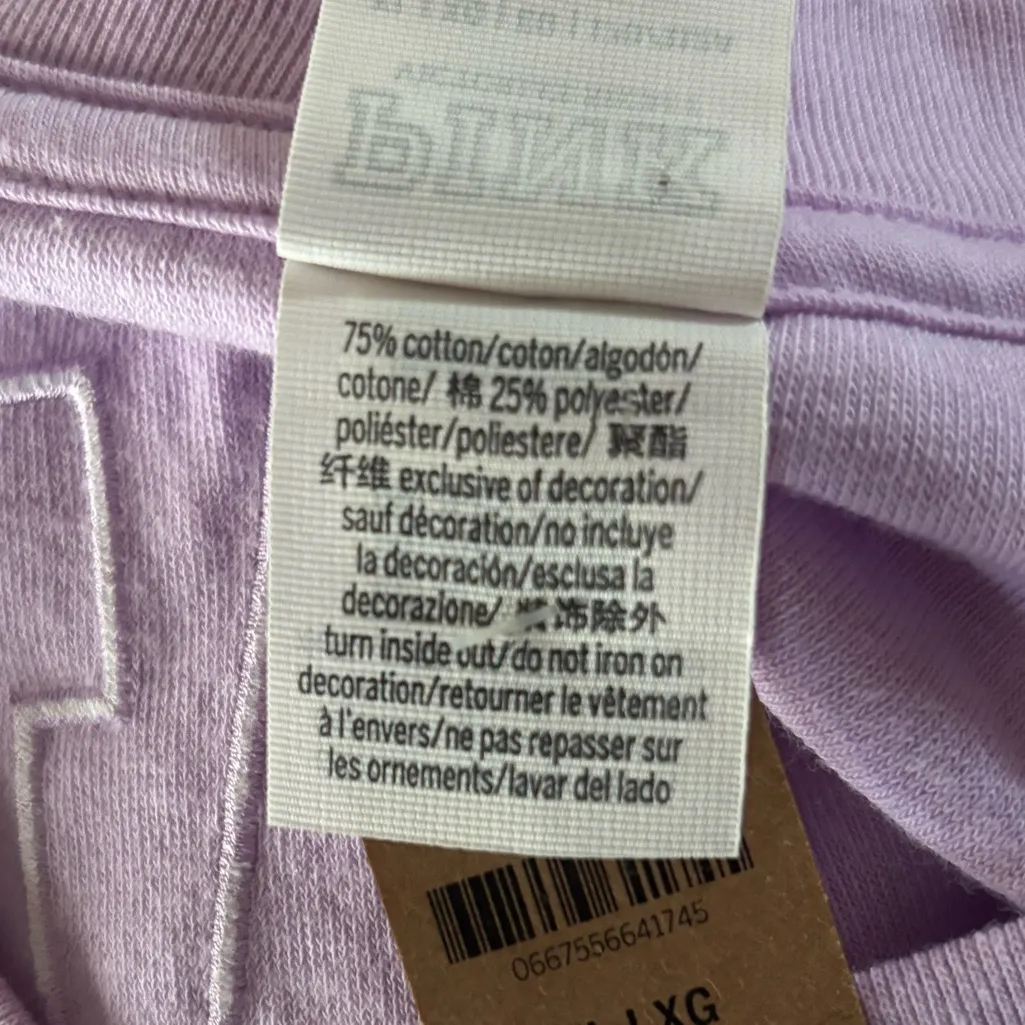 NWT Victoria's Secret PINK Varsity Terry V-Neck Pullover Sweatshirt sz XL - Image 4