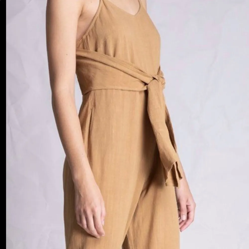 GRADE & GATHER cross front Jumpsuit floral design adjustable straps - Image 16