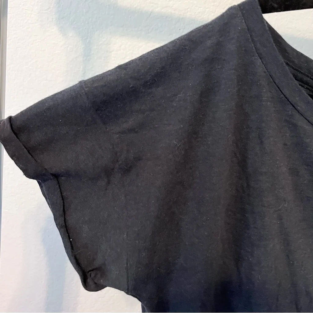 ABERCROMBIE & FITCH Navy Blue Justin Bieber Beaver Graphic Shirt Large NWT - Image 3