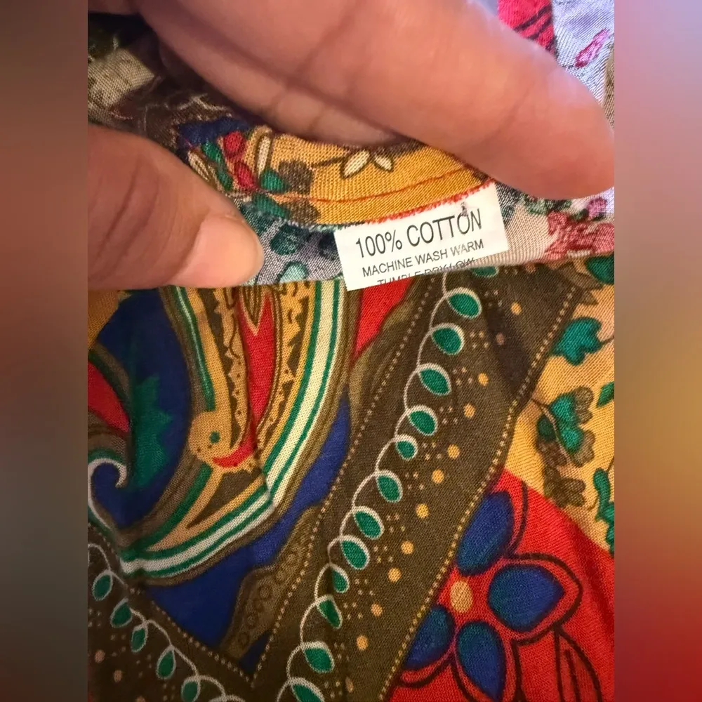 Multi colored cotton dress MULTI - Image 5