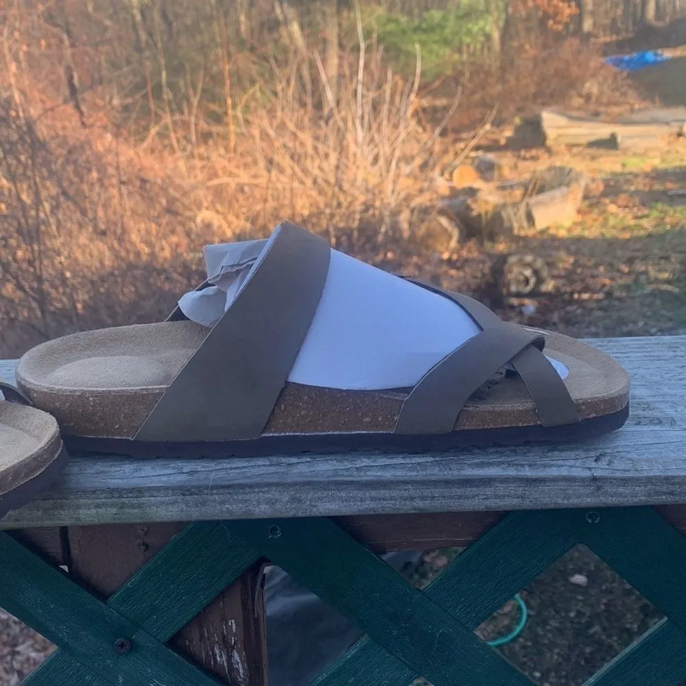 Cusionaire Luna Cork Footbed Sandal Sz 12W NWOT - Image 2